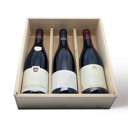 Coffret cadeau 3 bouteilles de vin