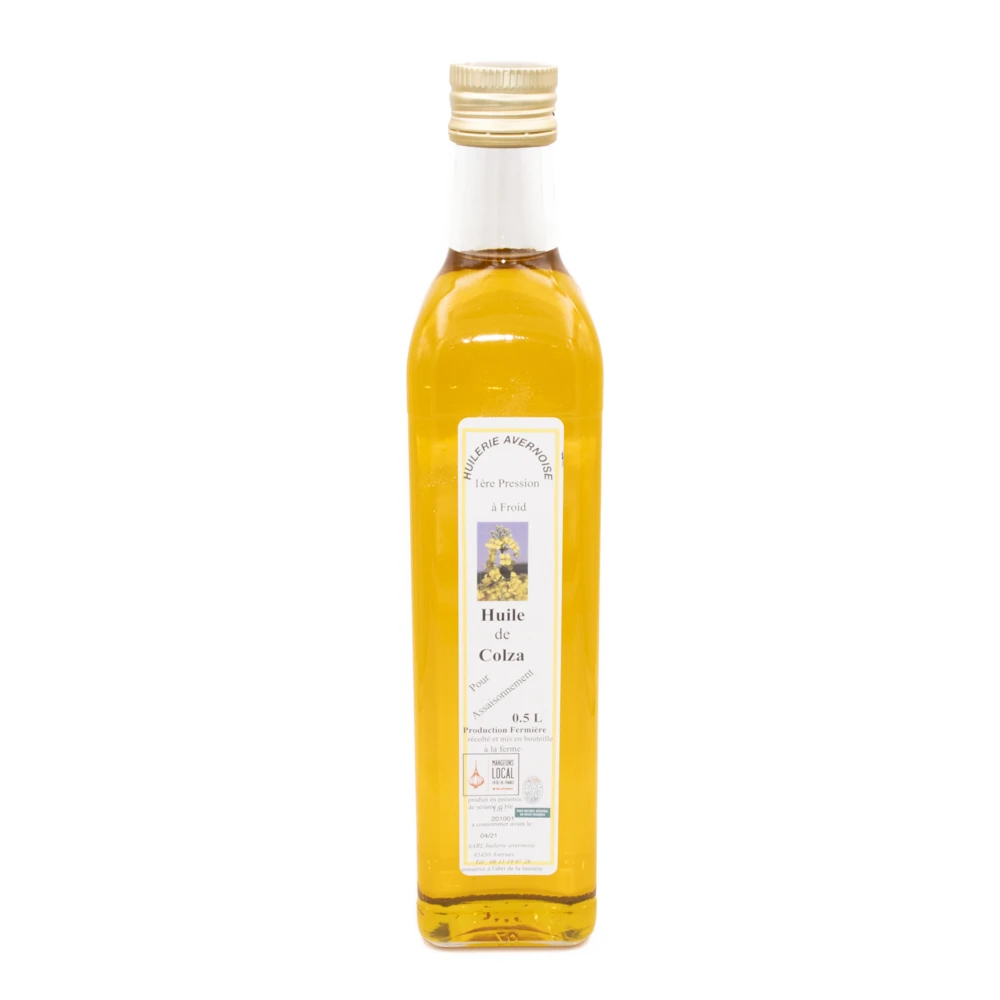 Huile de colza Locale première pression à froid 50cl