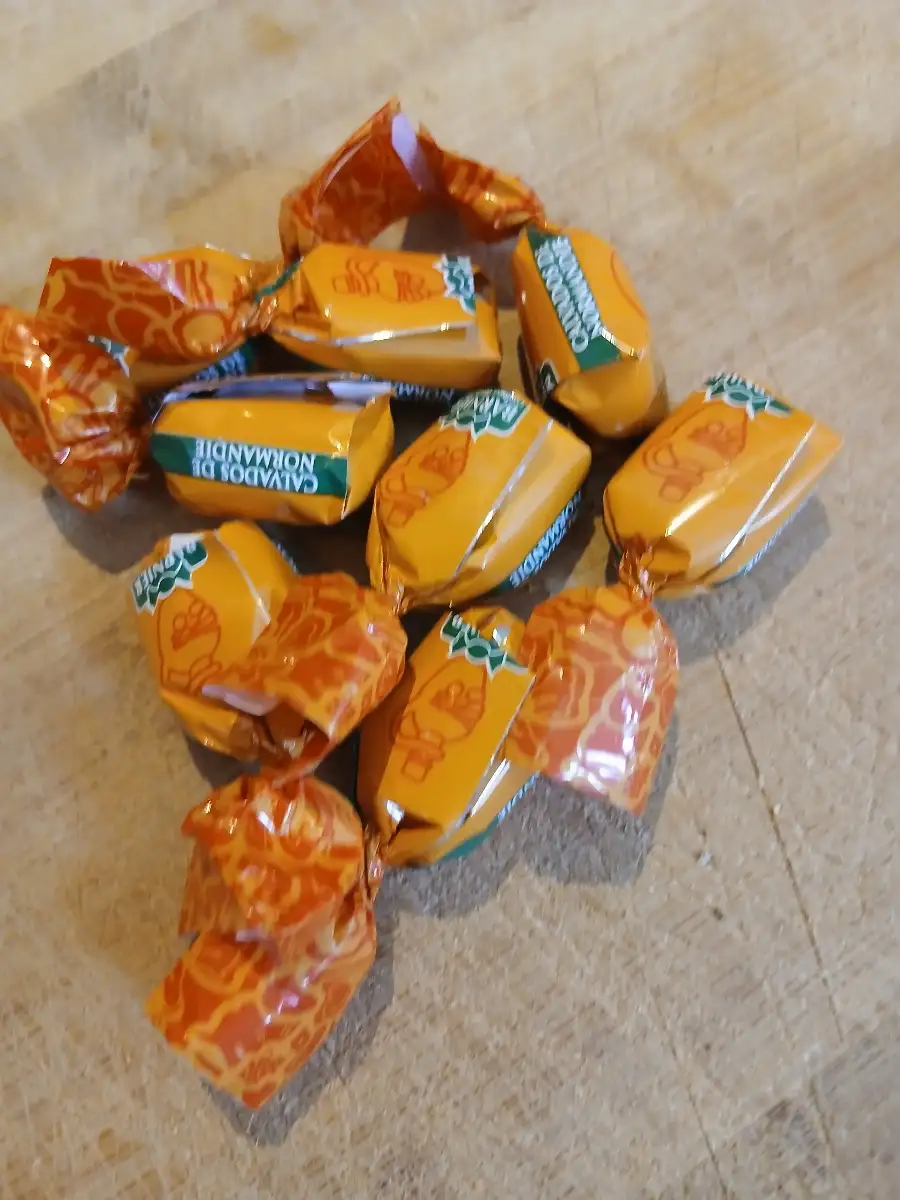 Bonbons au Calvados ou caramel mou, 100g