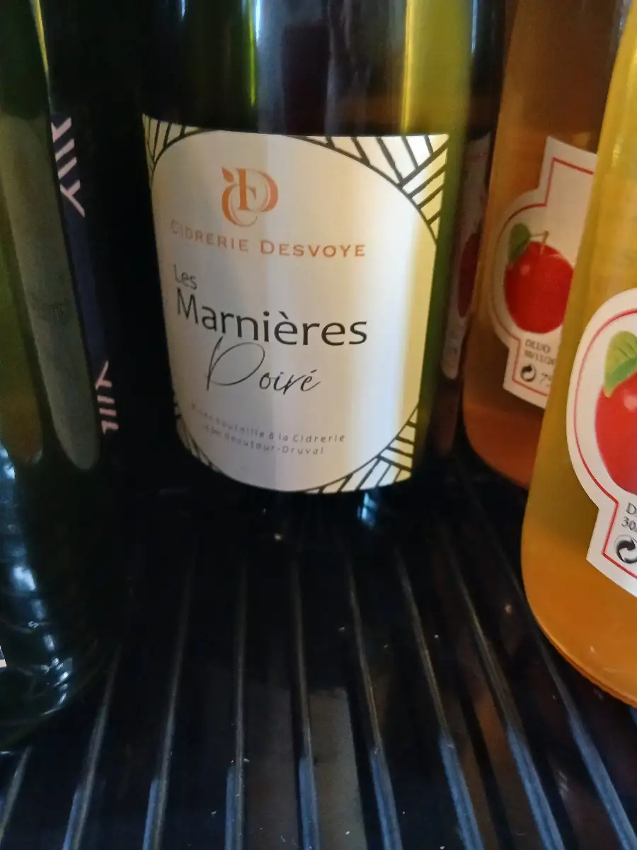 Le Poiré Bio de la cidrerie Desvoye