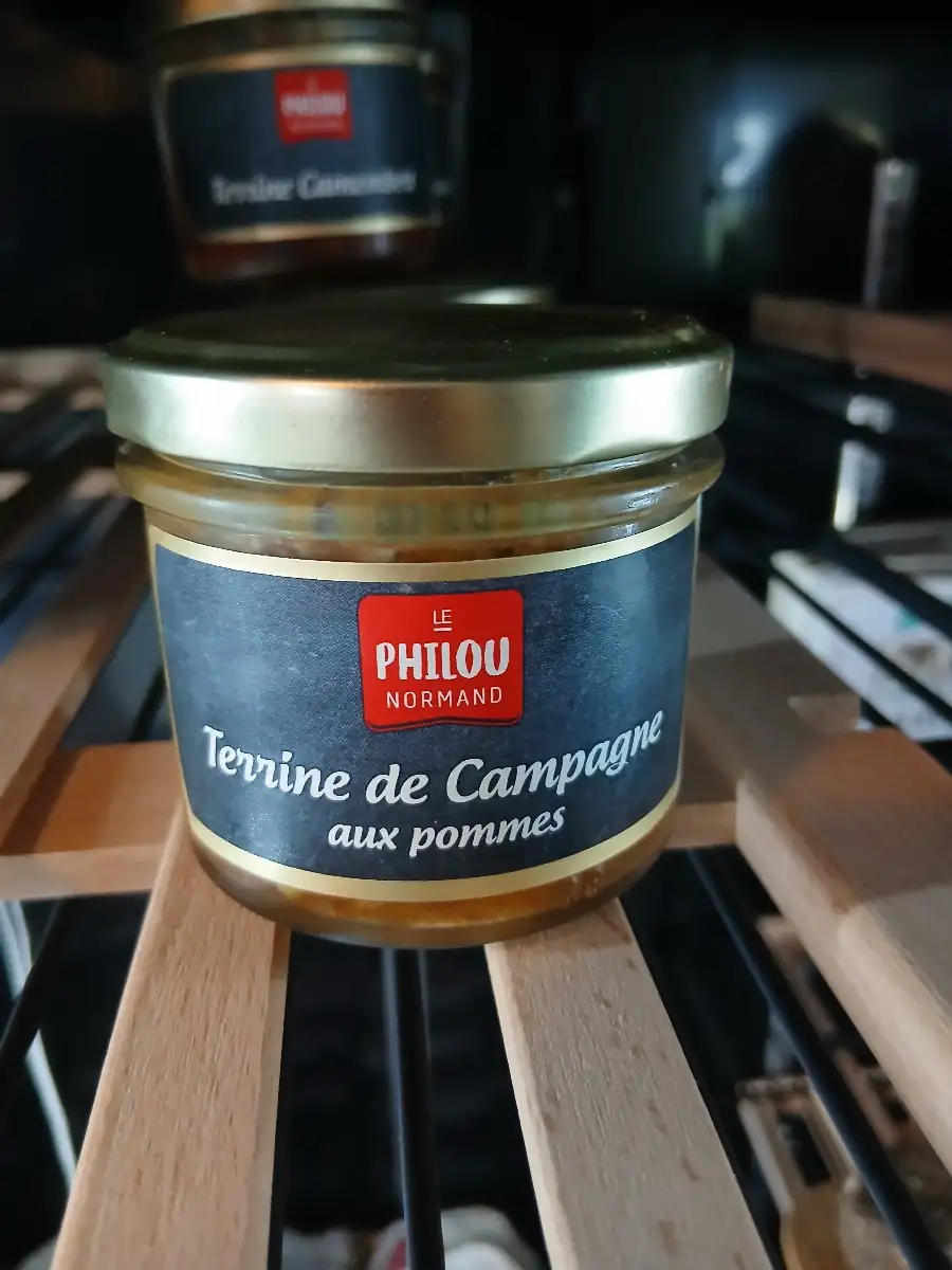 Terrine de campagne 100g fabriqué par le Philou Normand à Cagny